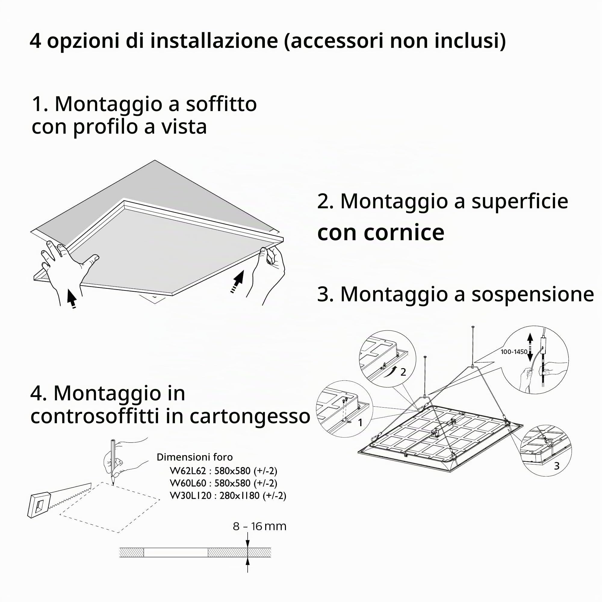 Philips Projectline Pannello LED 30120