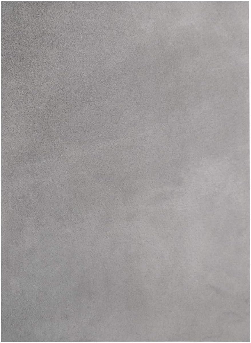 Realeather SS0811 2048 Suede Leather, Pewter