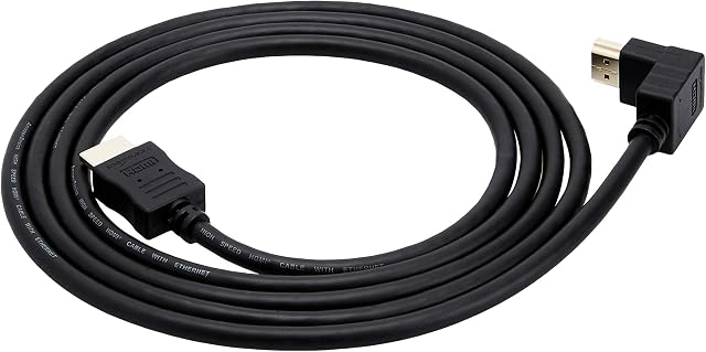 Amazon Basics 182,8 cm 90 degree angle High Speed 1.4b HDMI Cable