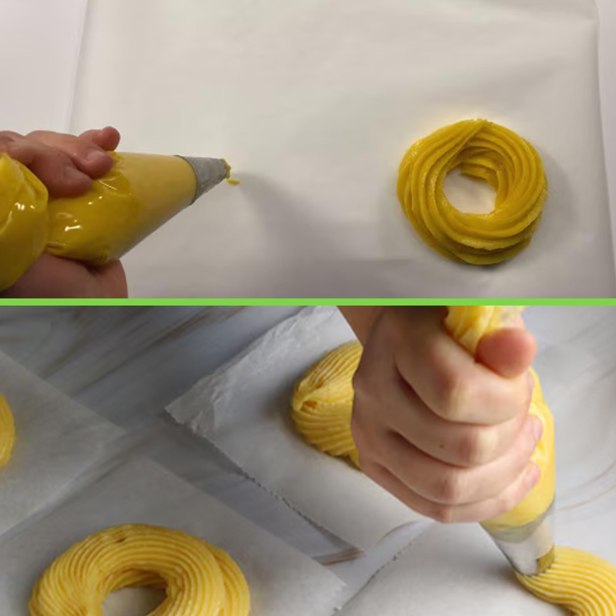 Sicignano | Spritzbeutel aus Baumwolle für Kuchendekoration Gebäck Zeppole von San Juseppe - Sahnebeutel für Süßspeisen, Dekoration Tasche (3, 40 cm)