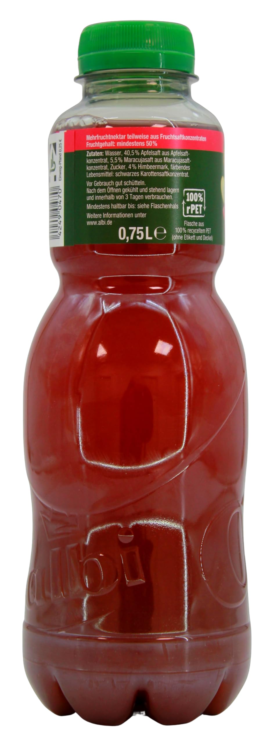 albi Himbeer Maracuja Apfel Fruchtsaft, 12er Pack (12 x 0.75 l) EINWEG