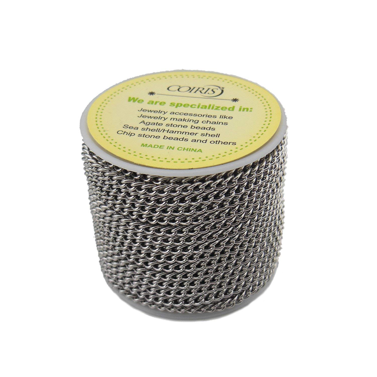 Acciaio INOX Catena Per Gioielli Fai Da Te - SC-1010-B - Filamento Senza Nichel Per Bracciali E Collane - Ideale Per Creazioni Artigianali - 5