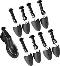 4 paia di forme per scarpe, barella per scarpe regolabile da 25 cm a 30 cm, supporto modellante per scarpe da ginnastica in plastica di ferro nera, supporto per stivali per uomini e donne