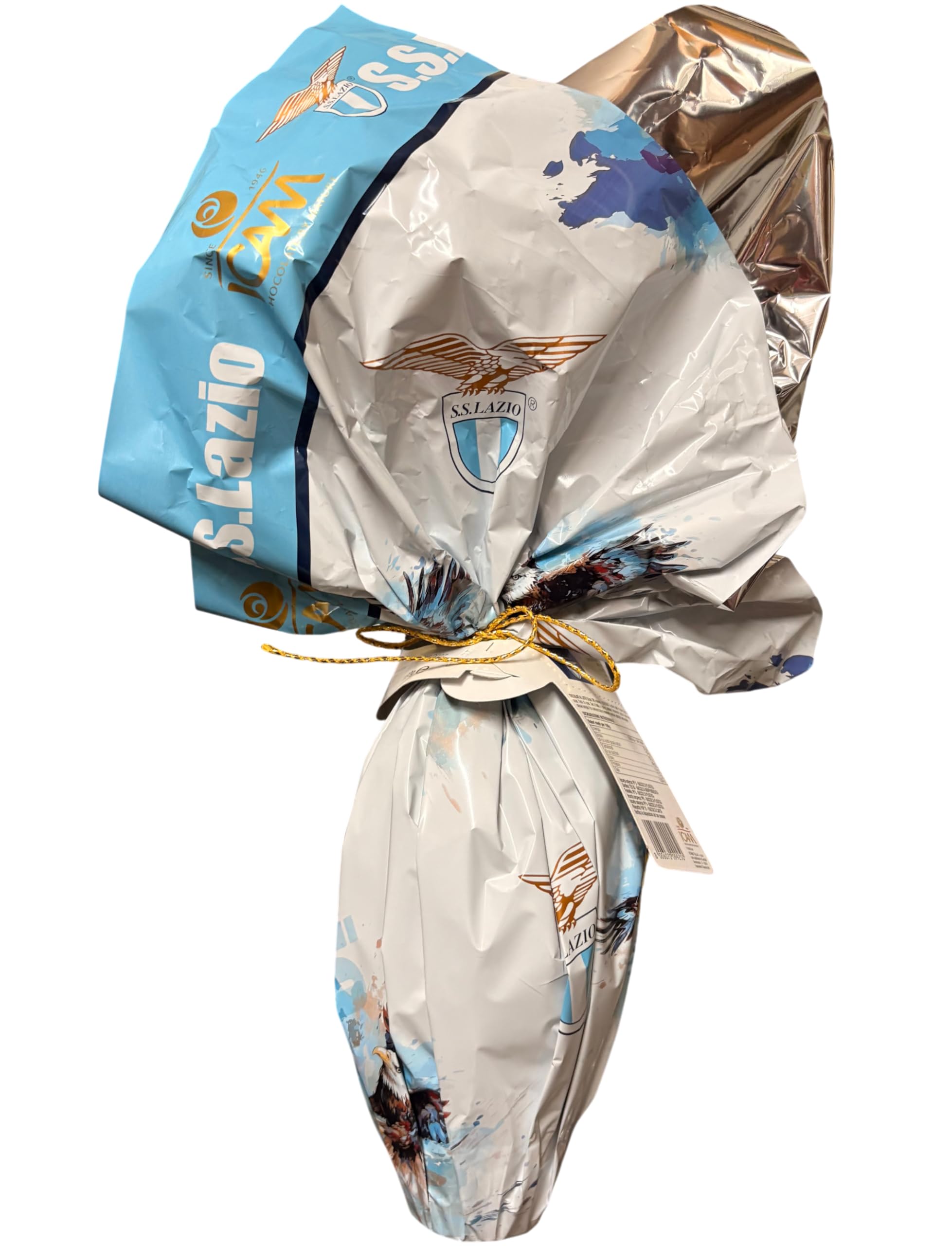 Icam Uovo LAZIO al Cioccolato a Latte con Sorpresa Ufficiale 180g