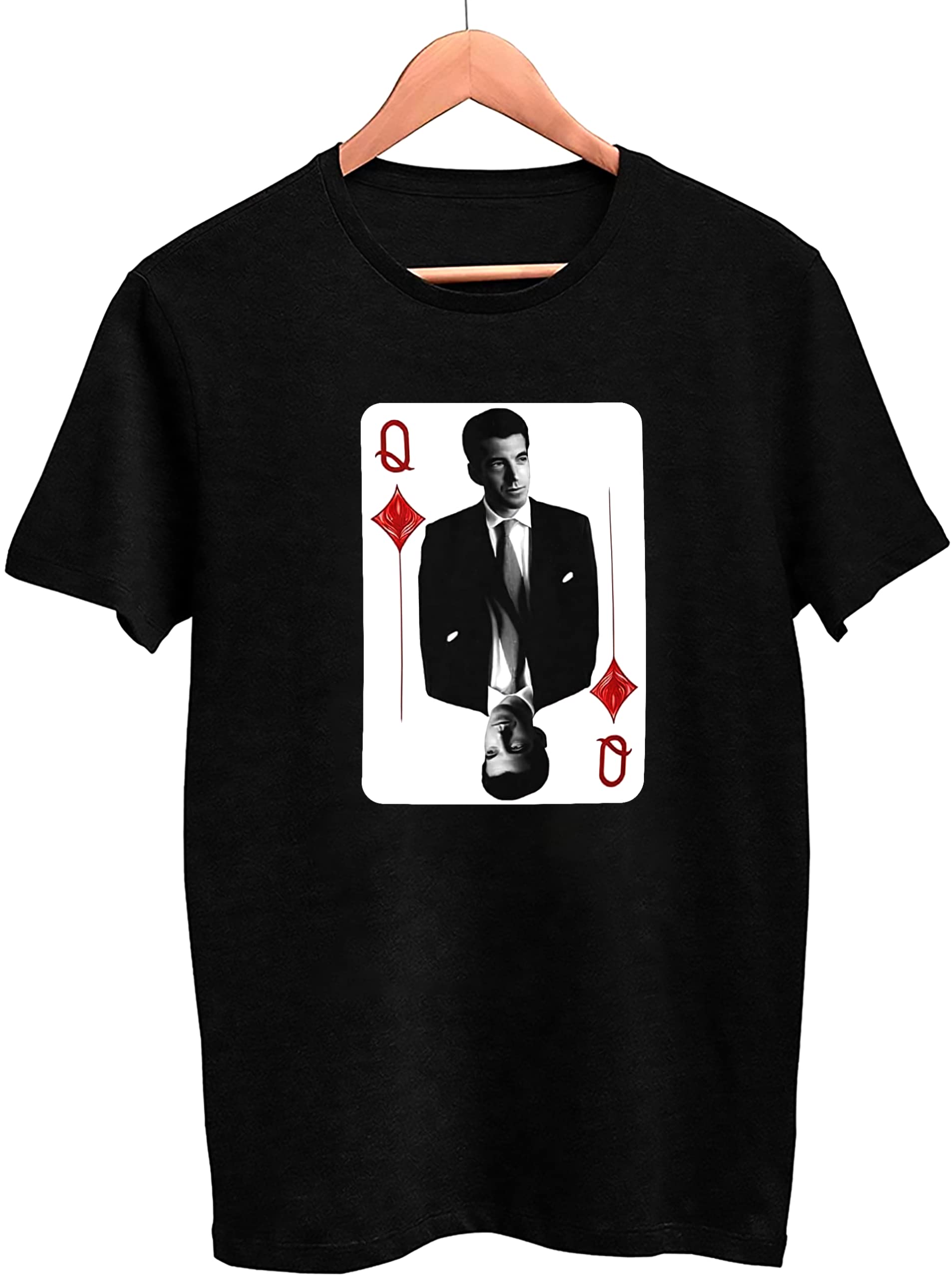 GenericJfk Jr The Q Card Of Diamonds Tshirt Shirt Design Shirts Soft Women Unique Tees Art Tee 80S Birthday Gift T-Shirt