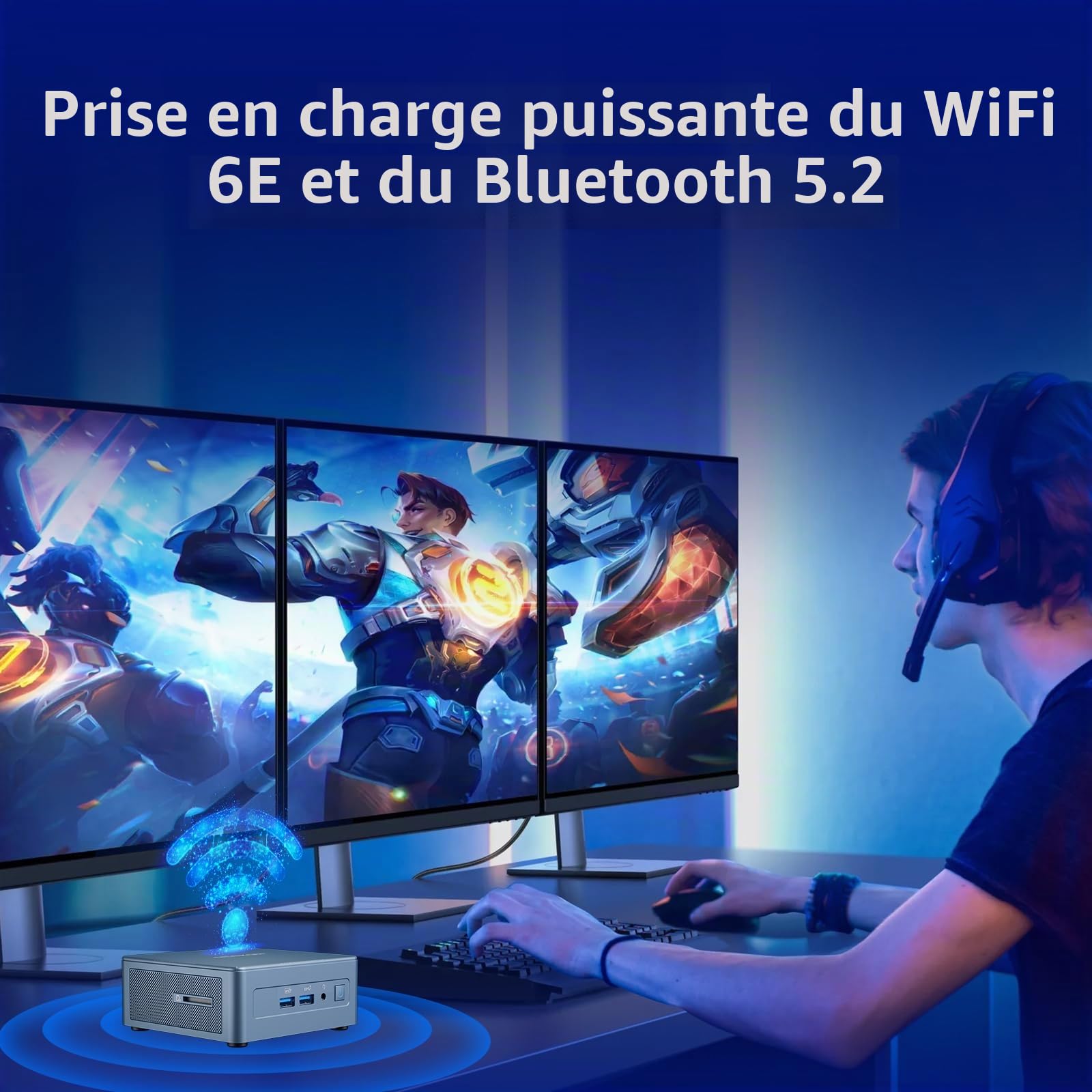 GEEKOM Mini IT12 Mini PC, 12ème génération i9-12900H(14 Coeurs, 20 Threads, jusqu'à 5,0 GHz) Mini Ordinateur,32 Go DDR4 1TB SSD NUC12 i9 Windows 11 Pro | 8K Iris XE Graphics | WiFi 6E | USB4*2