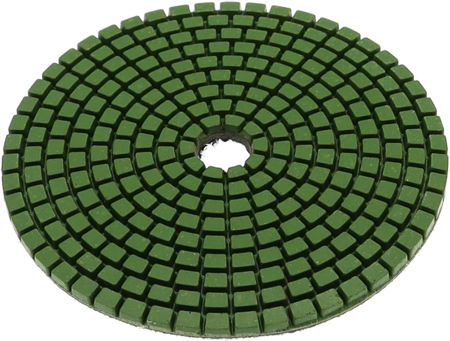 Almohadillas pulidoras de diamante, Juego de 7 almohadillas de pulido de diamante de 4 pulgadas, almohadilla de pulido húmeda flexible de 100 mm for granito, mármol, hormigón, disco de pulido for suel