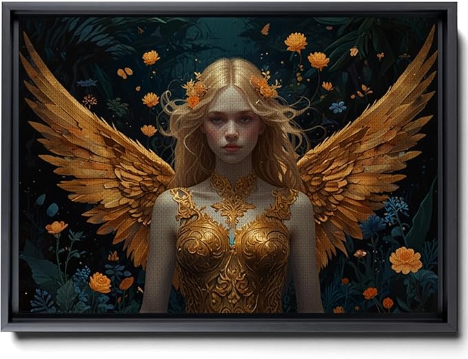 Art Nouveau Print, Art Deco print, Goddess Of Fire, Zodiac Print, Leo Print, Aries Print,Sagittarius Print, Fire Sign Matte Print, Canvas Prints, Decor