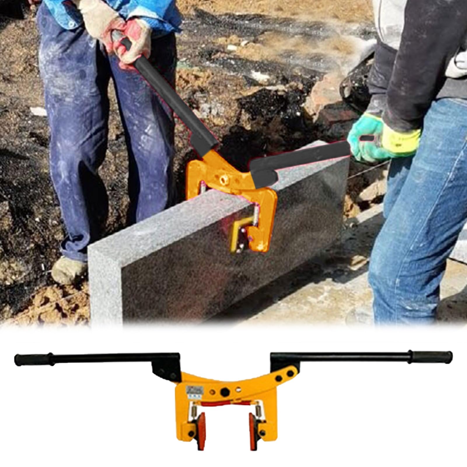 Pince de levage pour pavés fini le mal de dos outil réglable pour dalles
