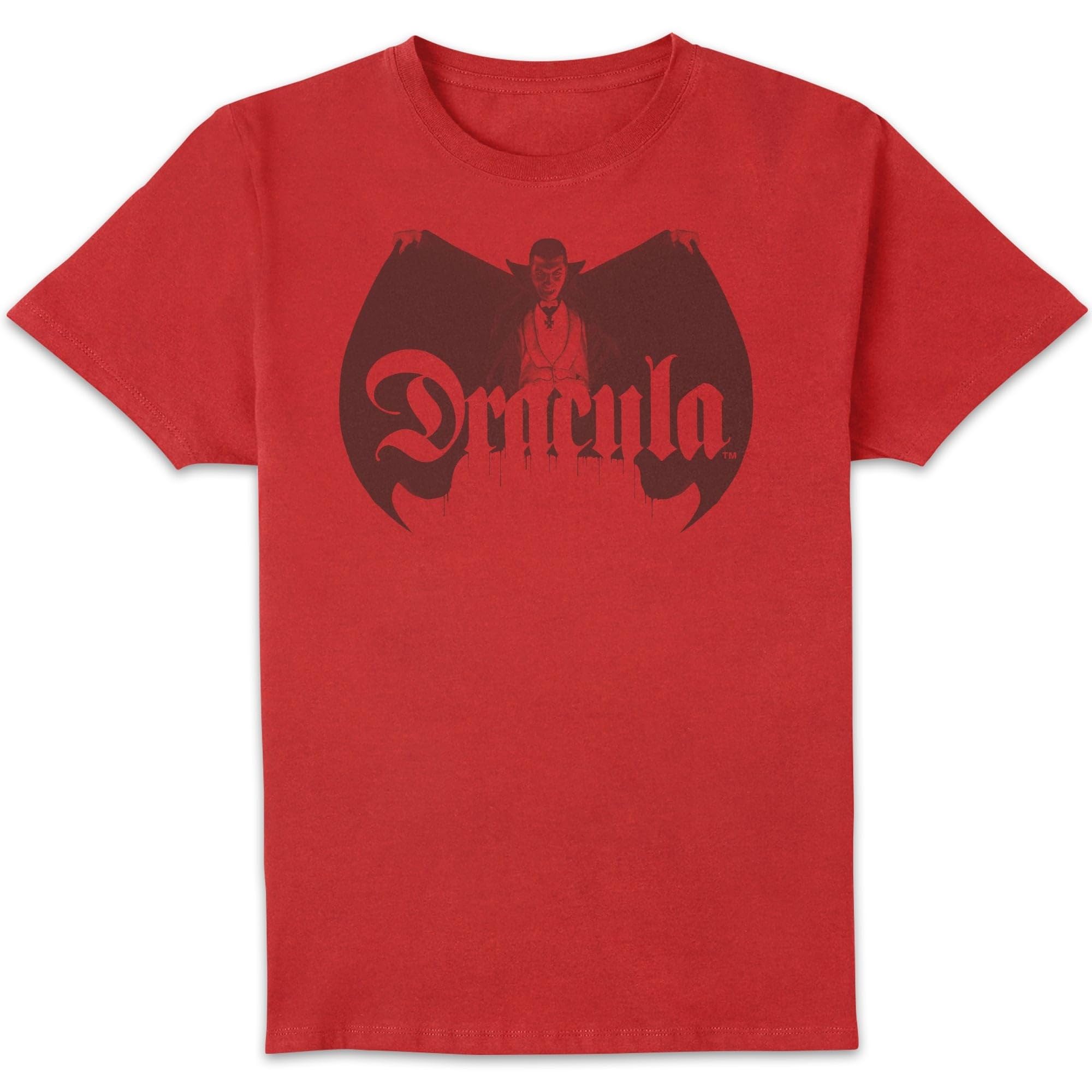 Universal Monsters Dracula Crest Men's T-Shirt - Red - S