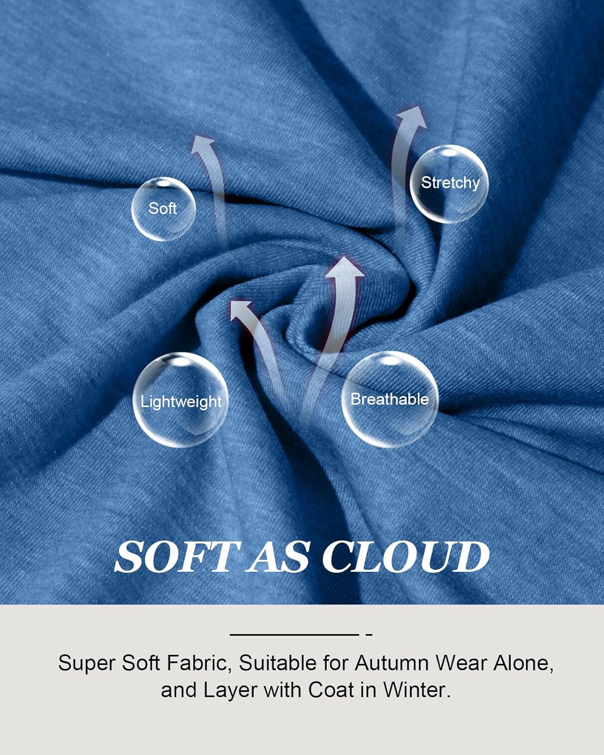 Flafens Long Sleeve T Shirts for Women - Crewneck Womens Graphic Tees Cotton Cute Cool Tshirts Teens Girls Girly - Image 5