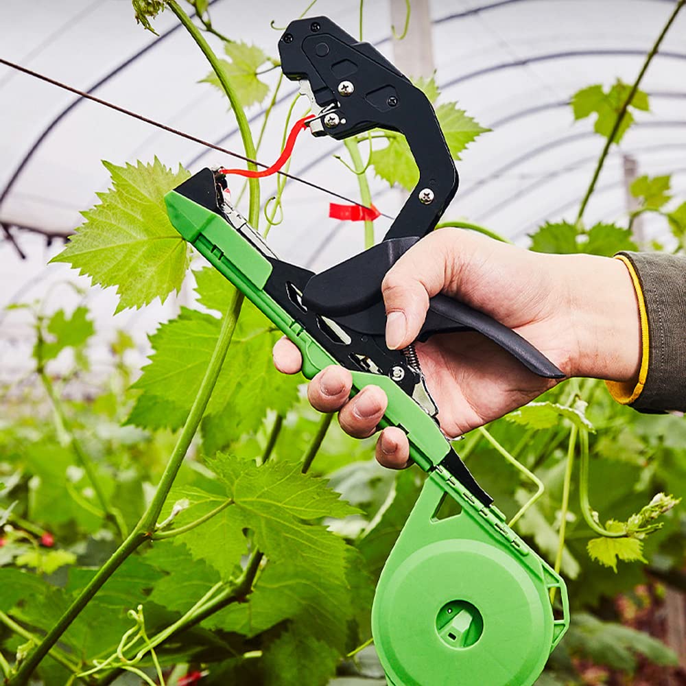Weytoll Macchina Per Legare Le Piante, 420g Macchina per Legare Piante Aggiornata per Frutta Verdura Vite Pomodoro, agricoltura