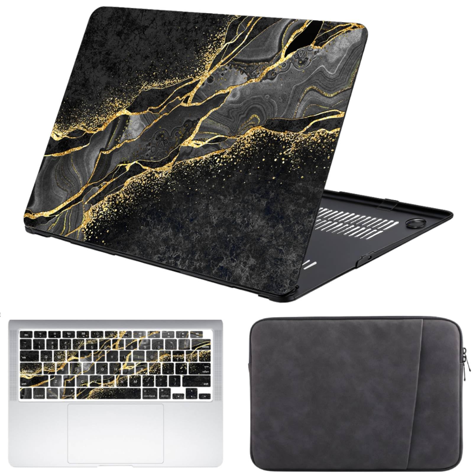 Funda MacBook Pro 13 carcasa protectora efecto mármol para estudiantes 8