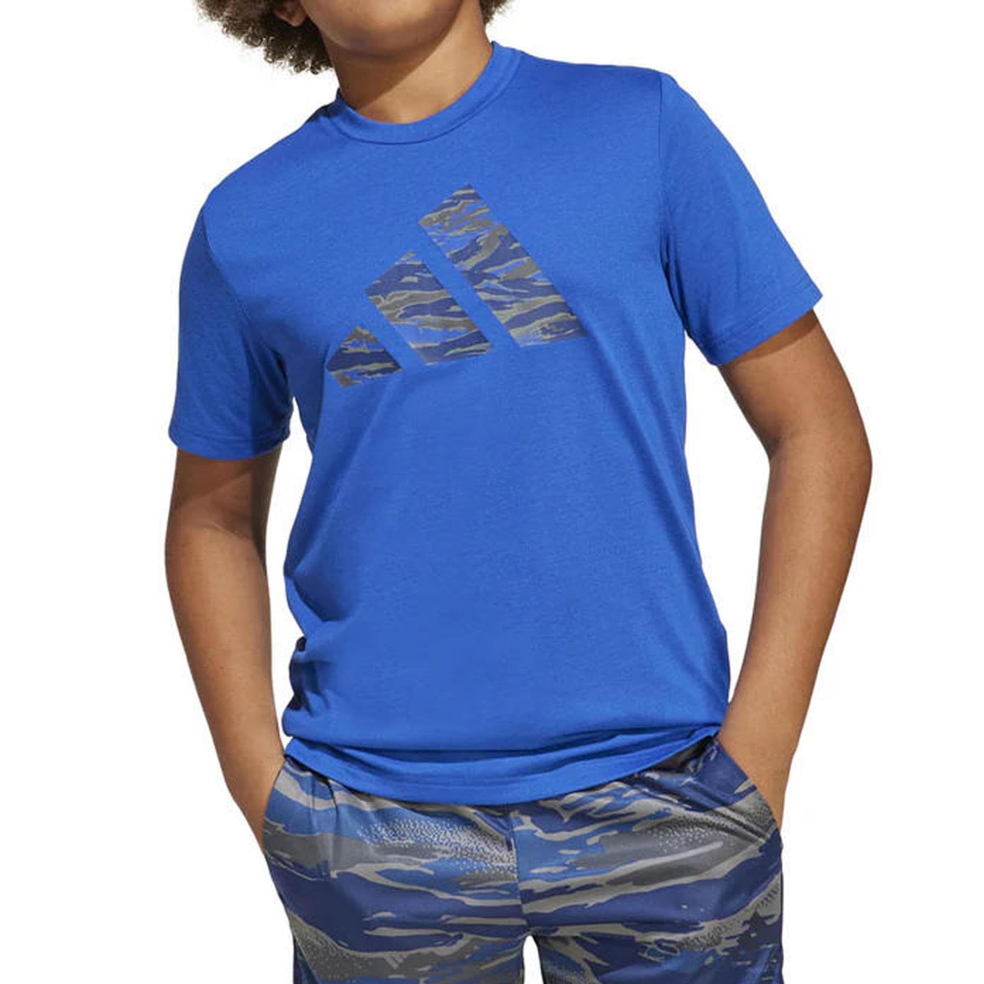 adidas Unisex Kinder Training Essentials Camo-Print T-Shirt Kids T-Shirt