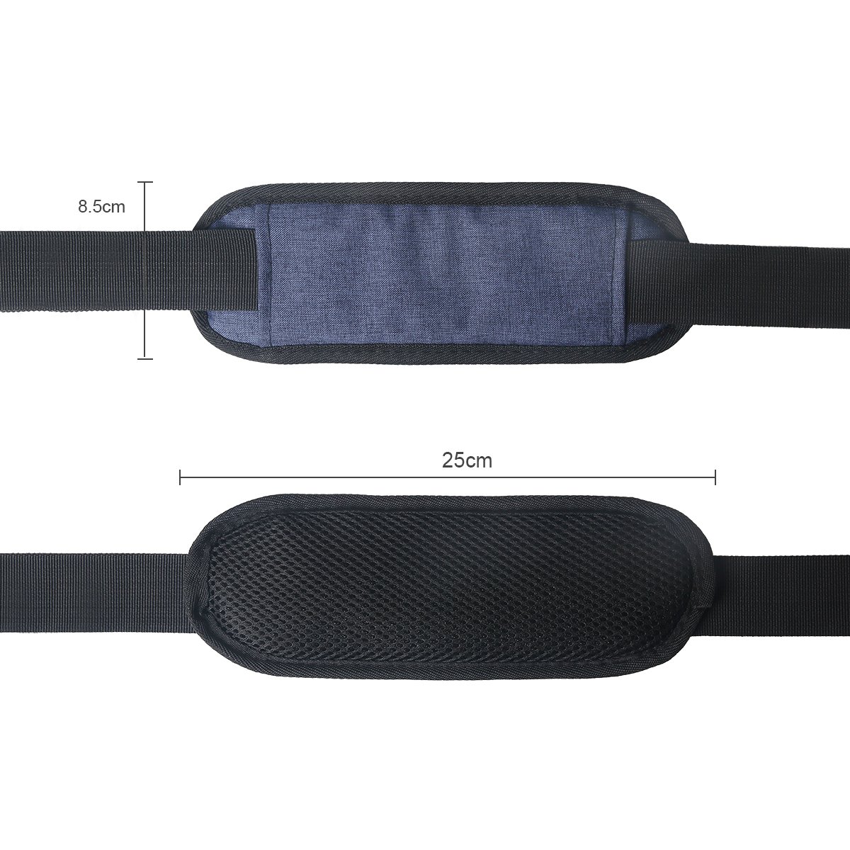 Sangle Bandoulière Universelle 155cm - Rembourrée Antidérapante - Support 242kg