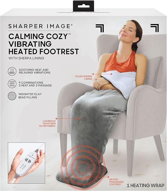 Calming Cozy by Sharper Image Personal Sherpa Wrap with