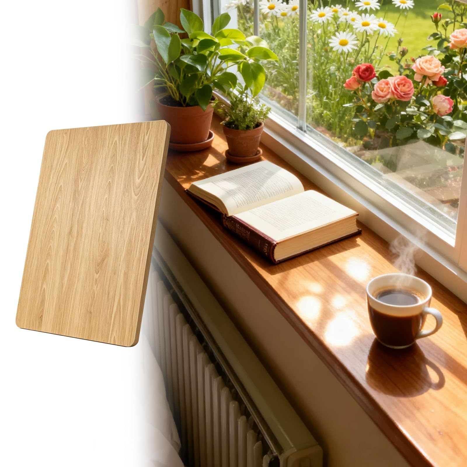 Étagères de rangement en bois épaisses pour placard de cuisine et salle de bain