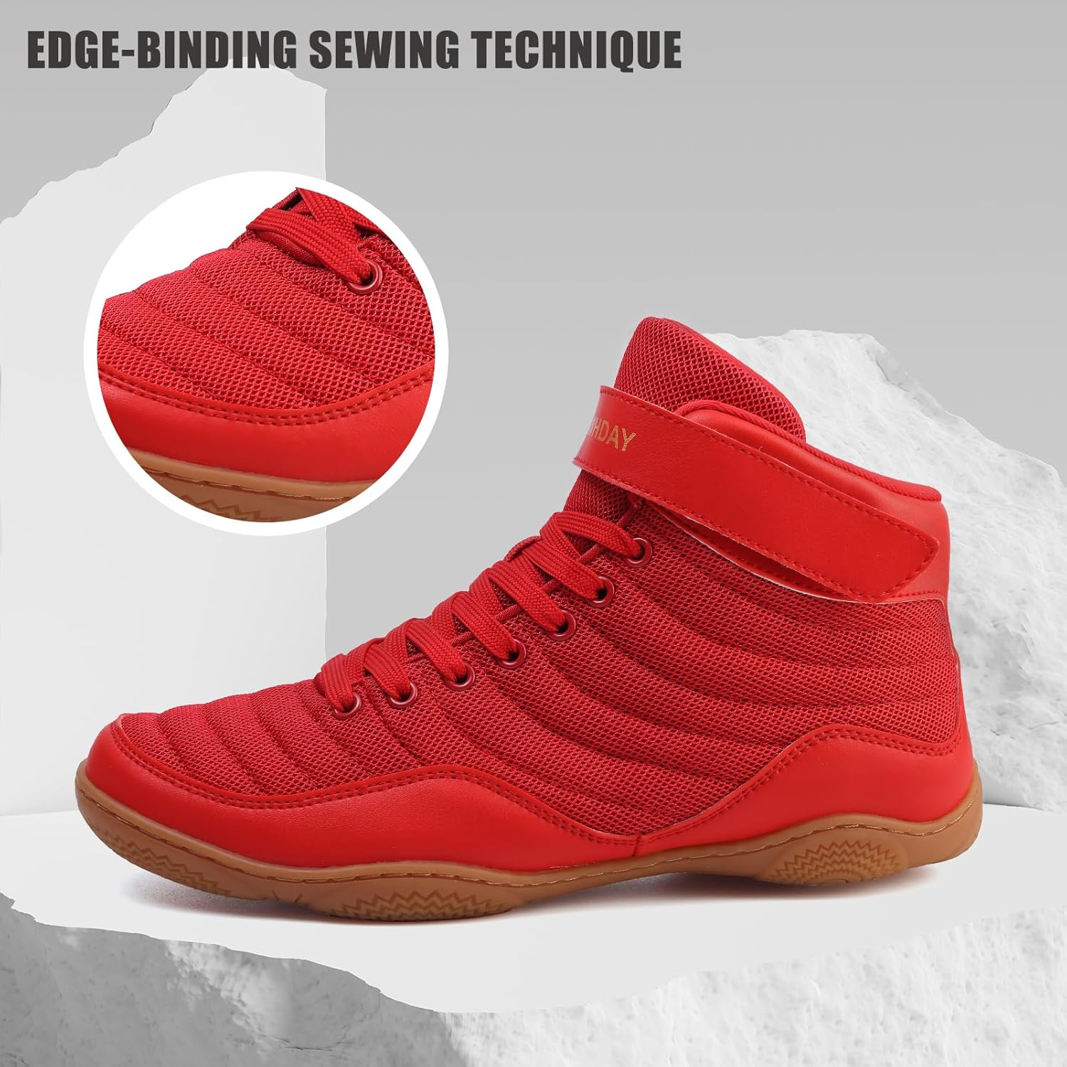 Kids Wrestling Shoes Youth Boys Girls Boxing Shoe Lightweight Breathable Non Slip - Image 3