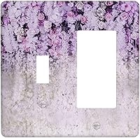 Vista 235 de Placa de pared de tortugas marinas, hierba oceánica, medusas, peces y algas marinas, placa de pared de doble palanca, cubierta de interruptor de luz