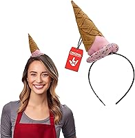 Vista 10 de Nicky Bigs Novelties Diadema de Mini Sombrero de Comida, Sombreros de Fiesta Locos Divertidos y Tontos, Accesorio de Atuendo de Disfraz de Vendedor