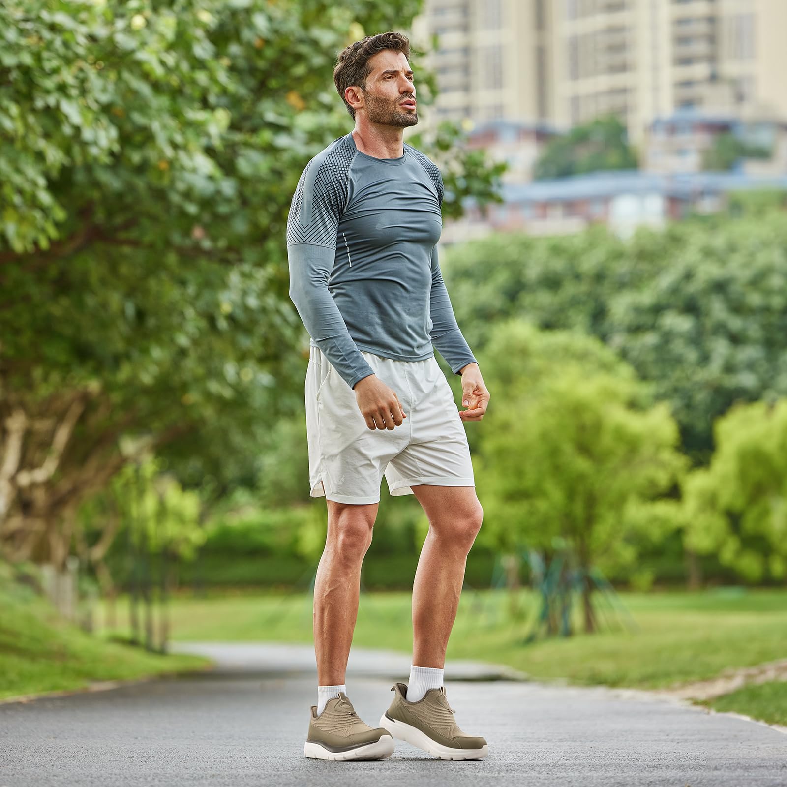 FitVille Slip On Scarpe da Passeggio Uomo Extra Larghe Sneakers Sportive da Corsa Camminata Traspiranti Comode dalla Calzata Ampia Senza Lacci