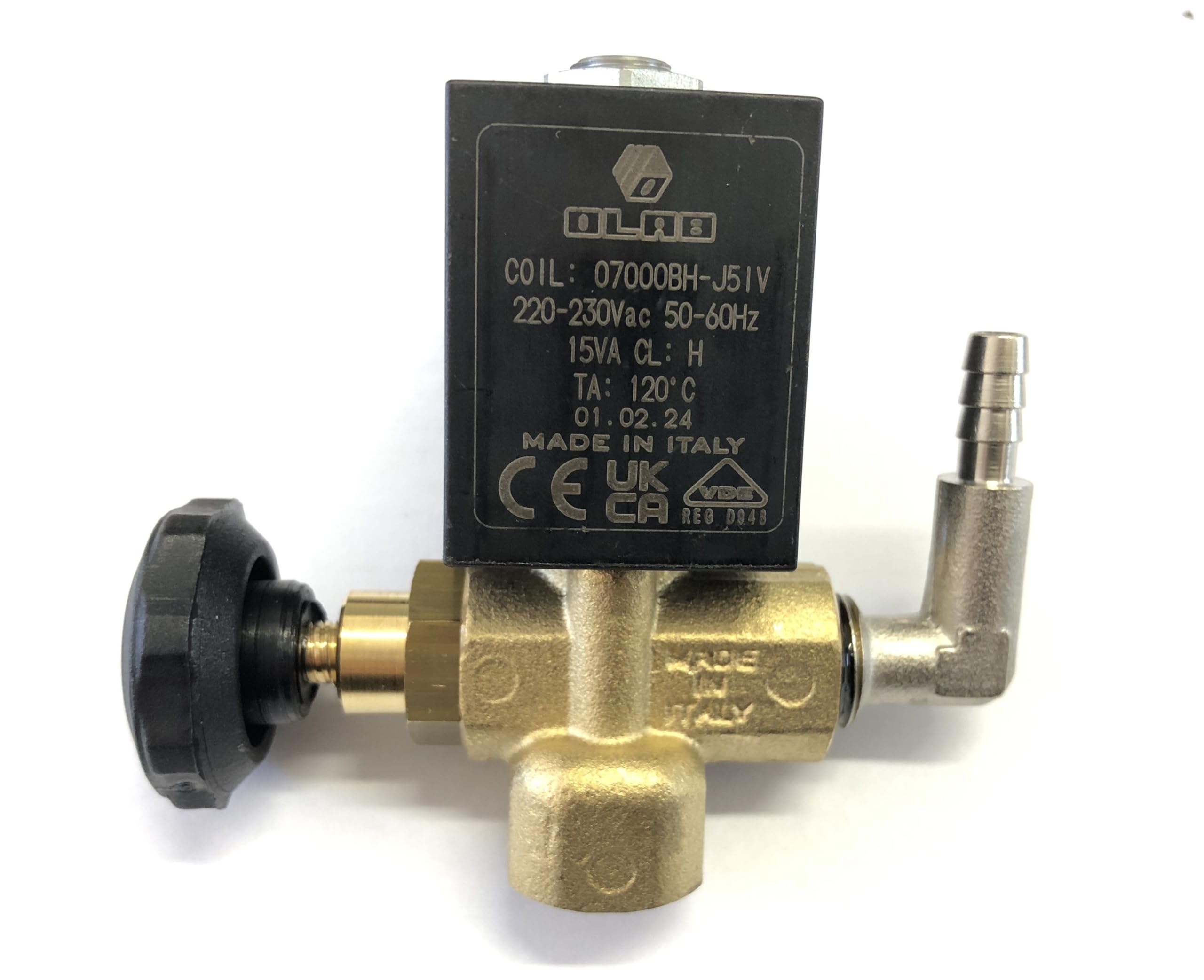 Electro Vanne OLAB 07000BH-J15V pour STIROLUX TYPOSTIR 5000S MOD. A82 CL : H N.H22