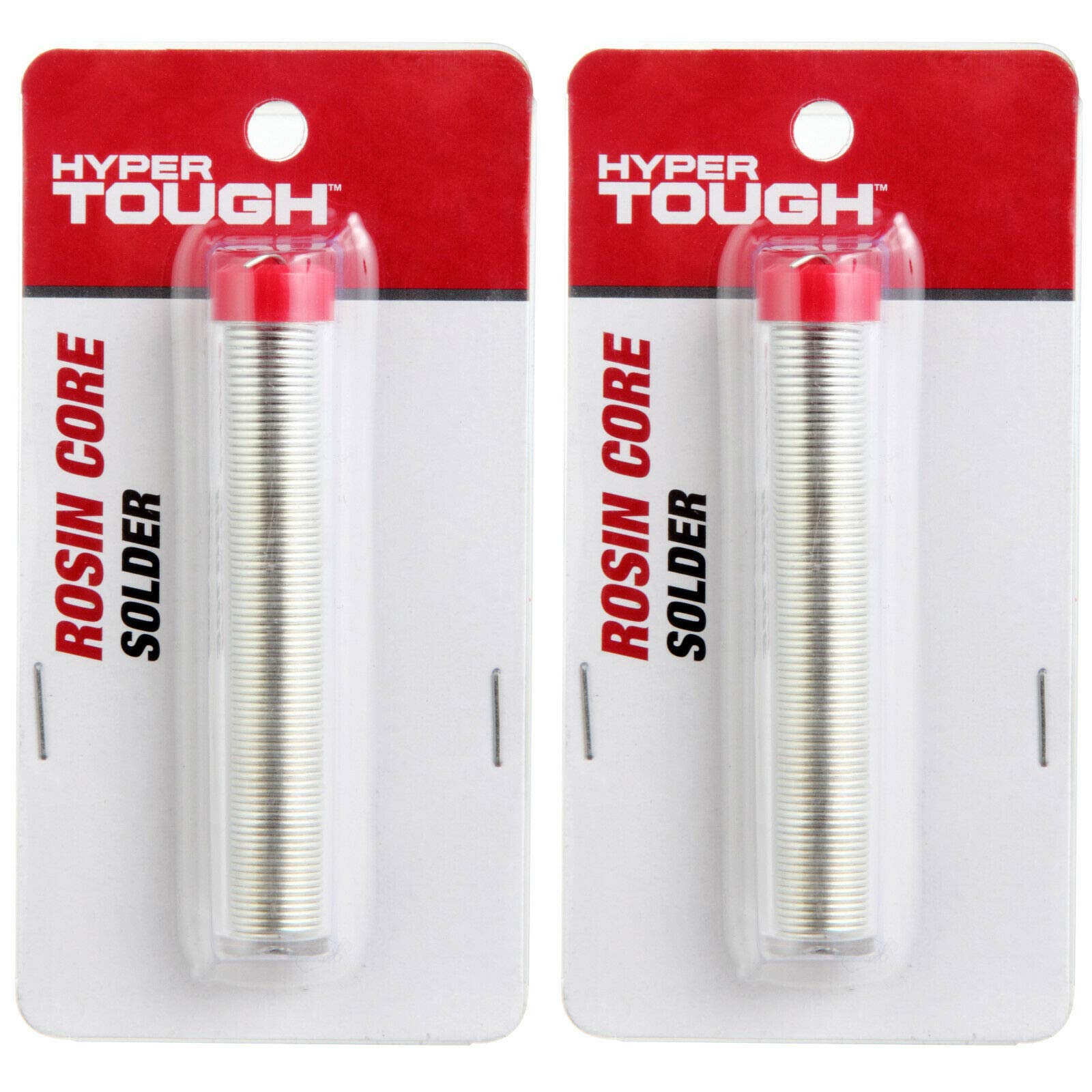 Hyper Tough 2-PACK ROSIN CORE SOLDER TUBE for ELECTRICAL SOLDERING IRON