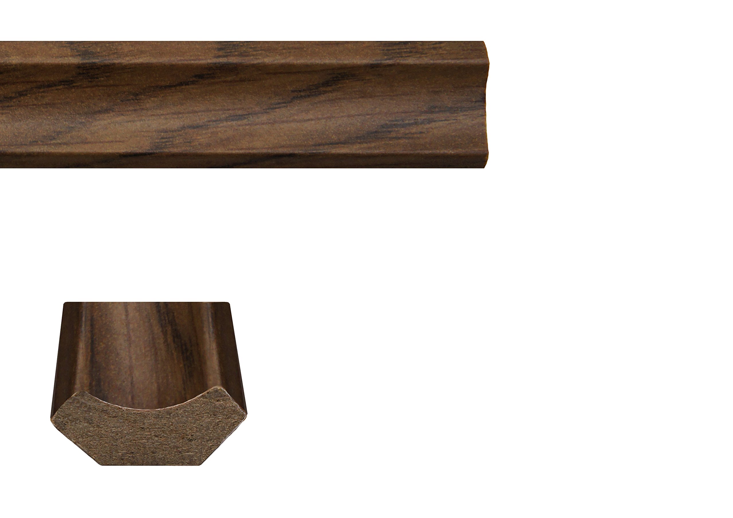 eXtreme® Laminate Flooring Scotia Beading - Dark Varnished Oak Planks - 10 x 2.40m Length's Pack