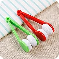 Vista 6 de LERORO 12 piezas de mini gafas de sol, gafas de microfibra limpiador de gafas de microfibra cepillo suave herramienta de limpieza mini gafas