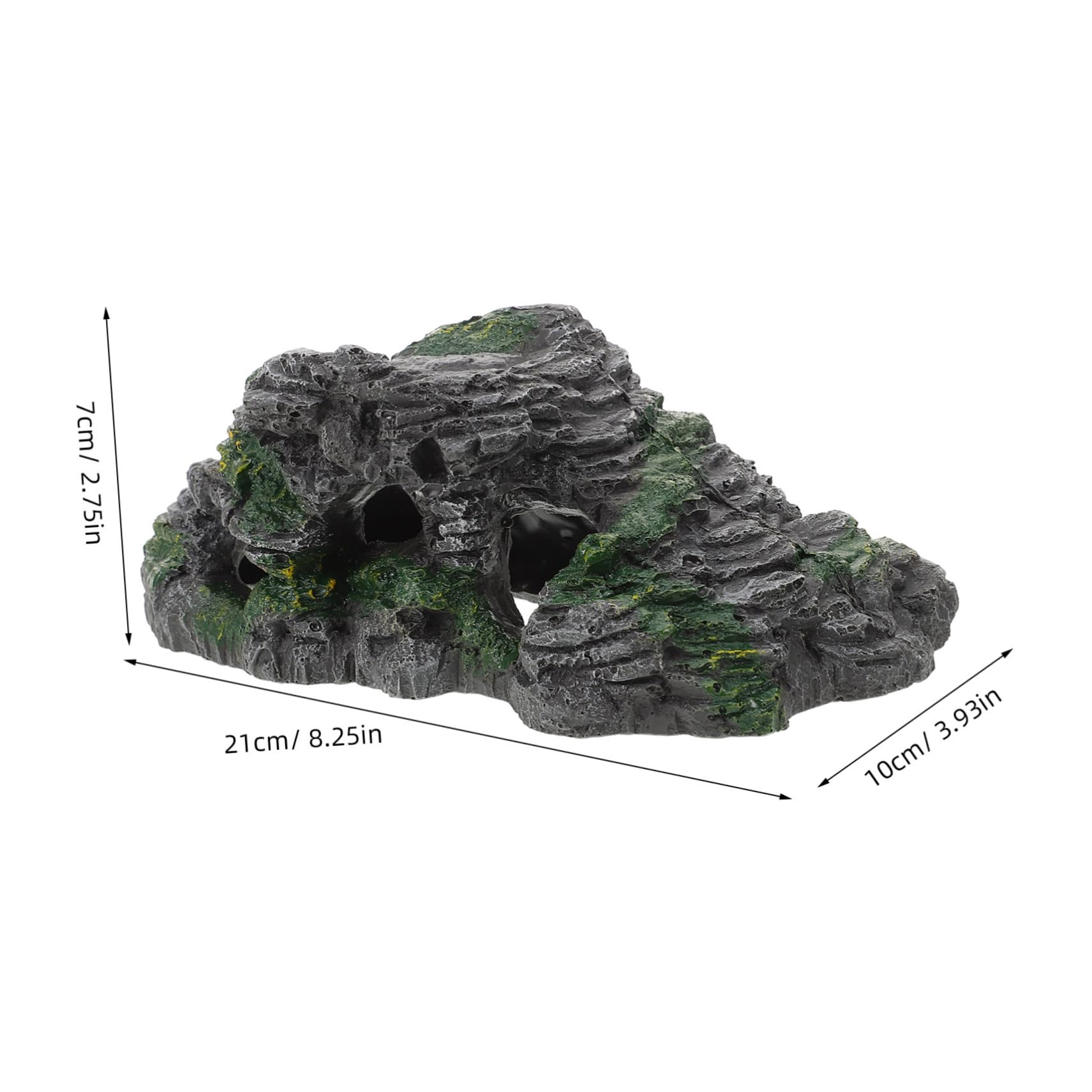 BESPORTBLE 3pezzi Piattaforma di Crogiolo per Tartarughe Design Multi-Funzionale per Terrari e Acquari Accessorio per Rettili con Superficie Arrampicabile e Slope Naturale