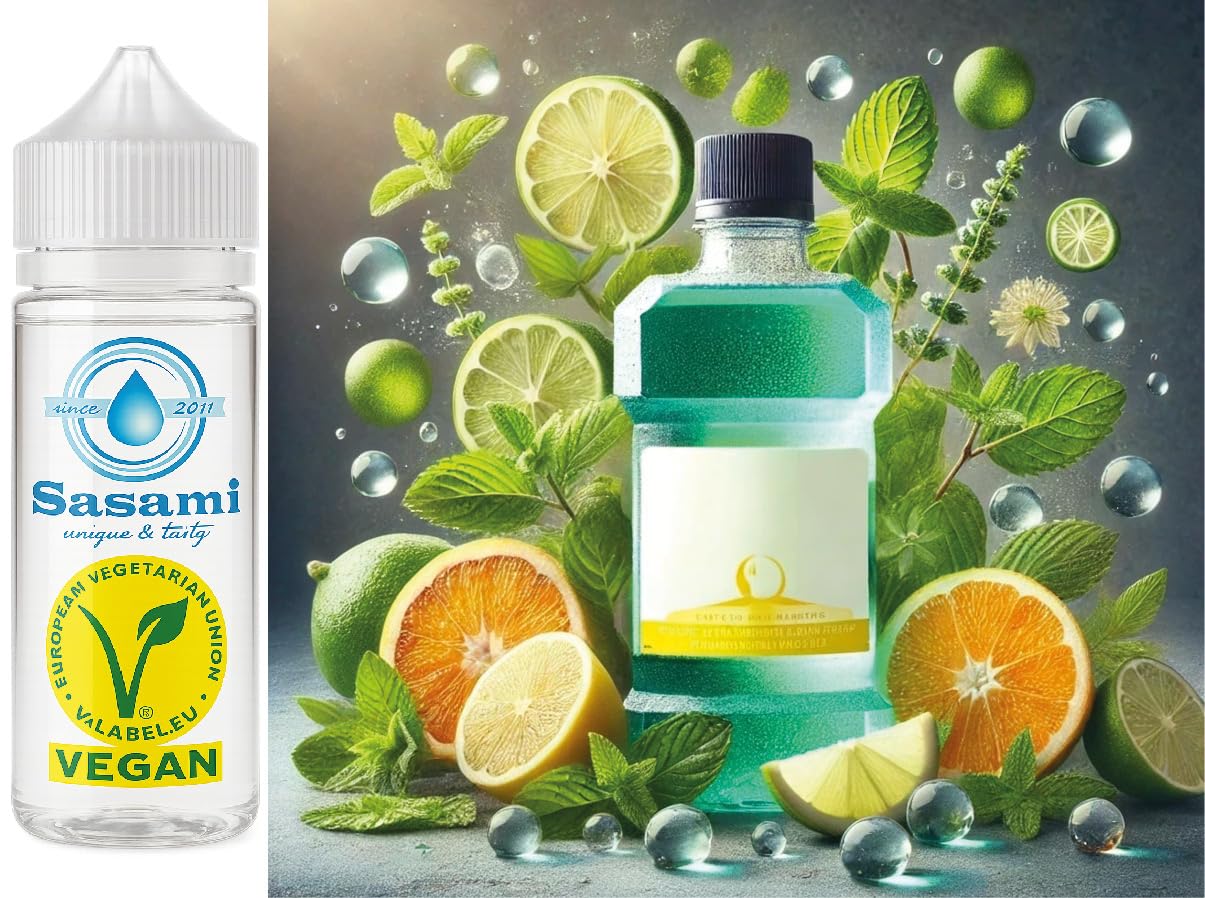 ListerFresh - płynu do płukania jamy ustnej aromat Koncentrat - wegański - Sasami - 100ml