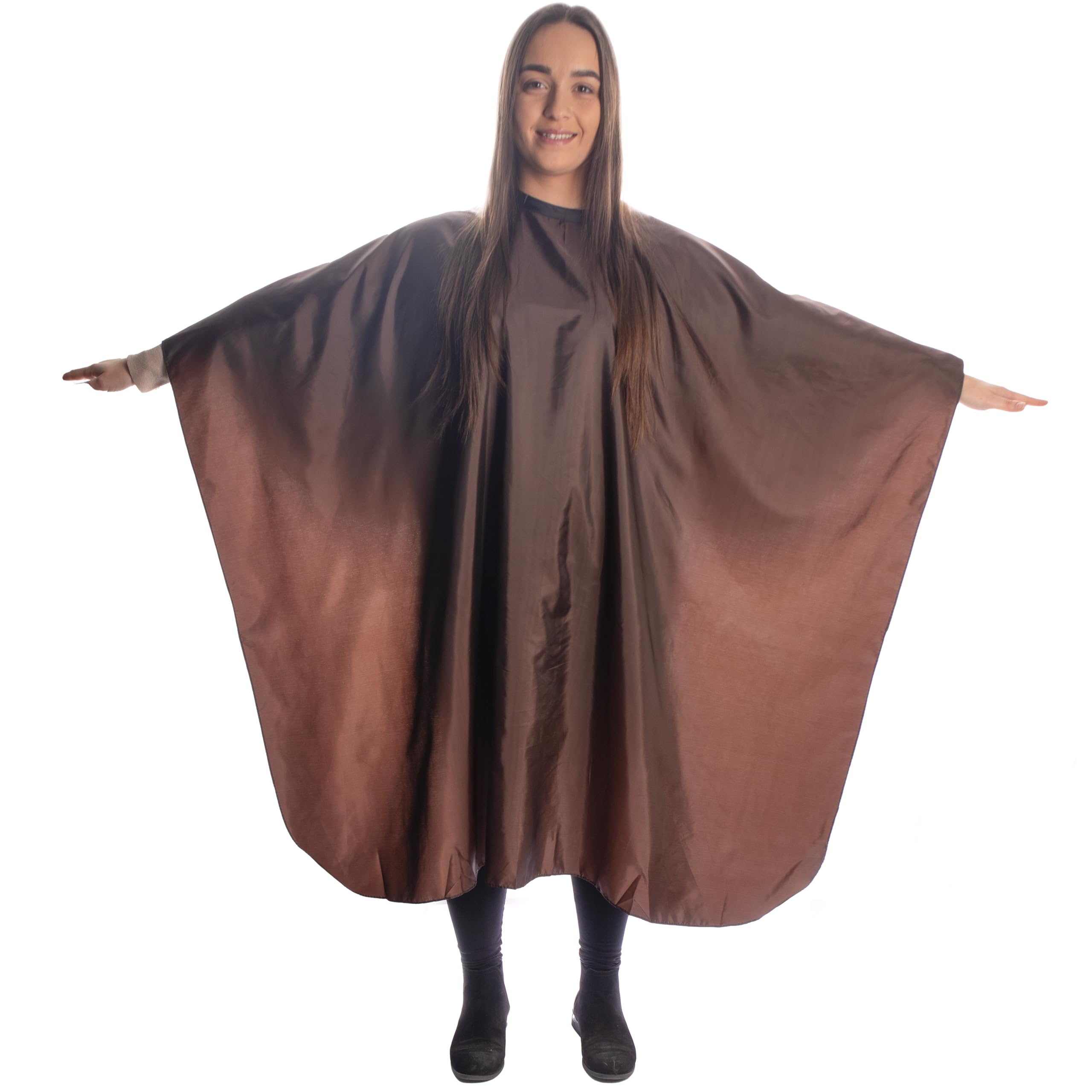 Kobe Professional Sleeveless Hairdressing Gown - Water-Repellent - Adjustable Neck. Ideal for Salon or the Busy Barber. Also Suitable for Home Use or Mobile Hairdressing.
