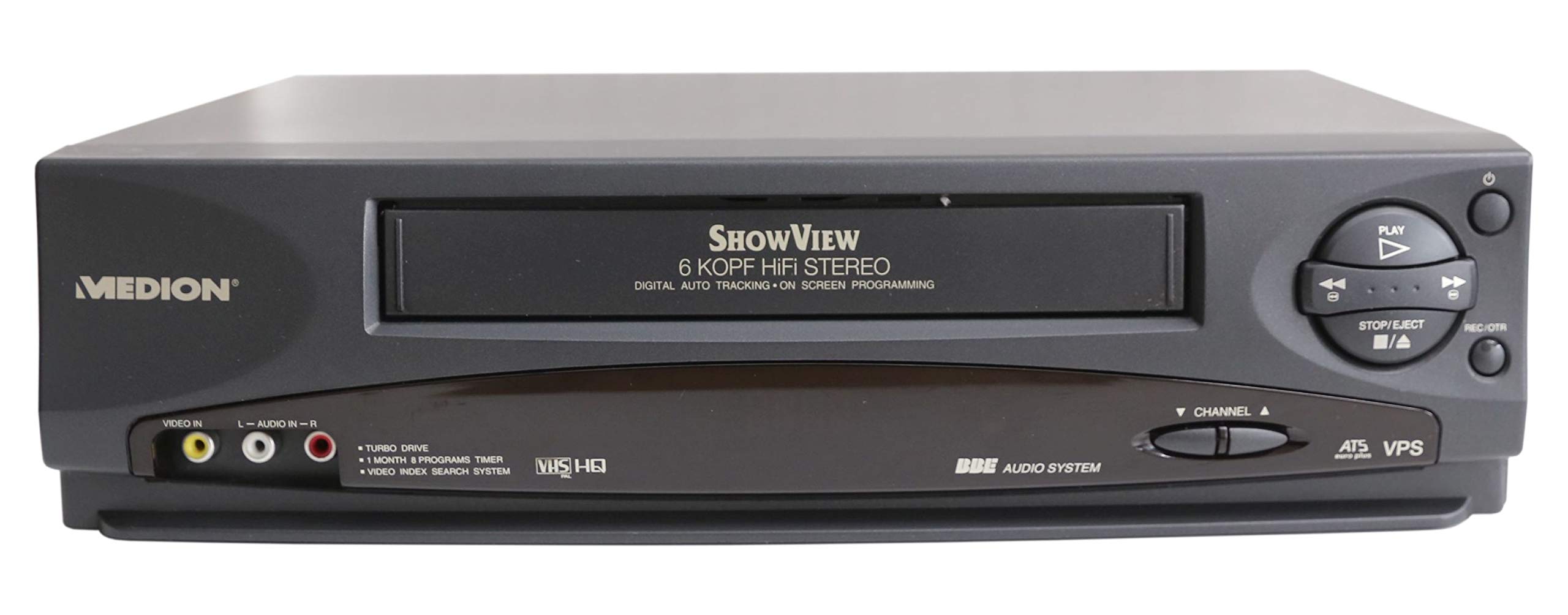 Medion MD9023 VHS Videorekorder , schwarz