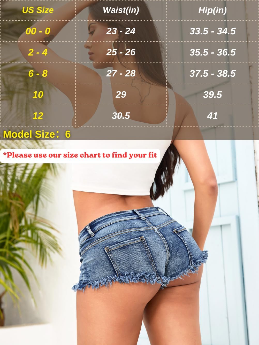 EHSUYAB Women Sexy Low Rise Jean Shorts Stretchy,Wash Distressed Mini Booty Cheeky Jeans 00-12,Denim Hot Cowgirl Rave Outfits