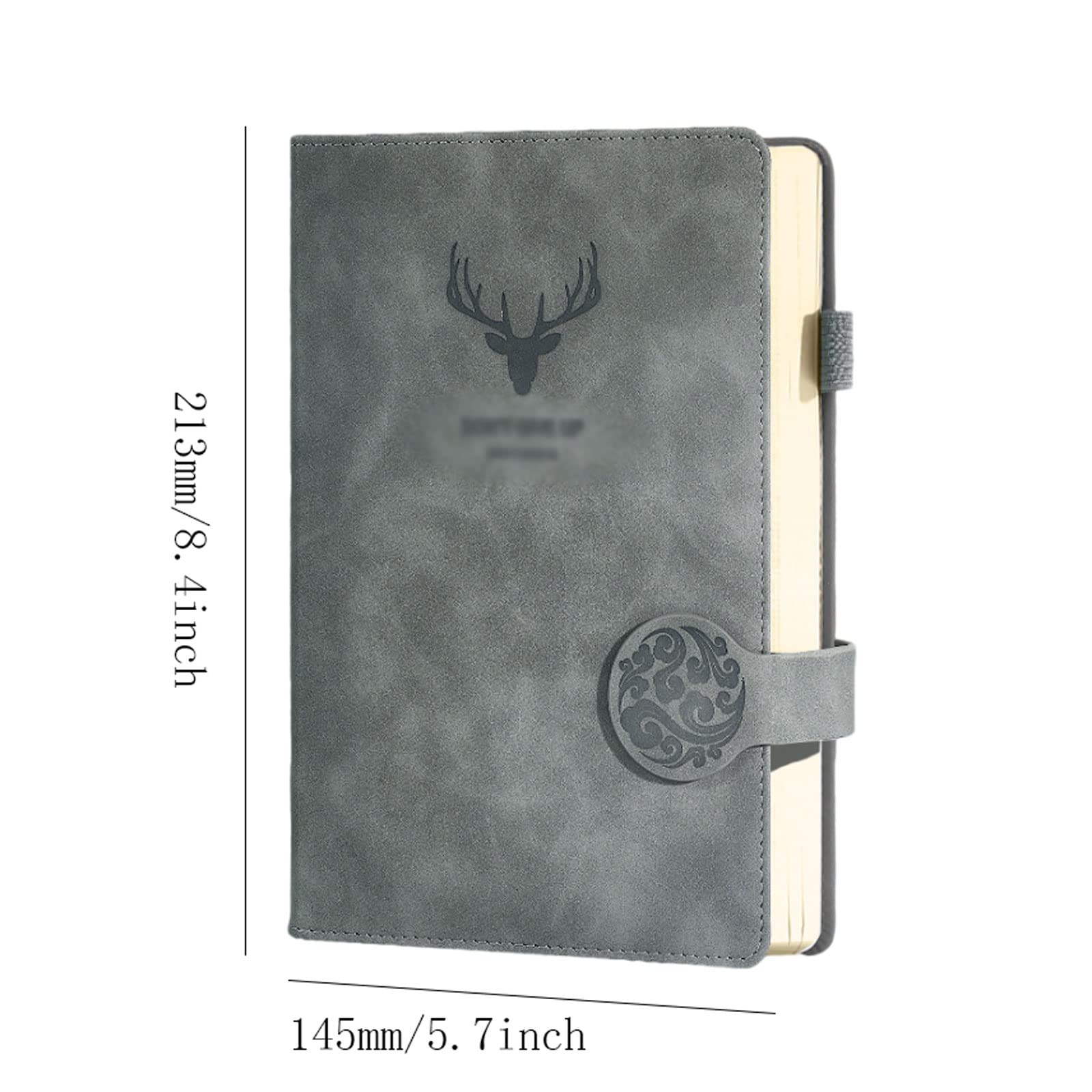 Cuaderno A5, Diario, Diario de Estudio Retro de Literatura y Arte, 100 Hojas, 200 páginas, para Viajes, Negocios y Trabajo. Versátil y Elegante.