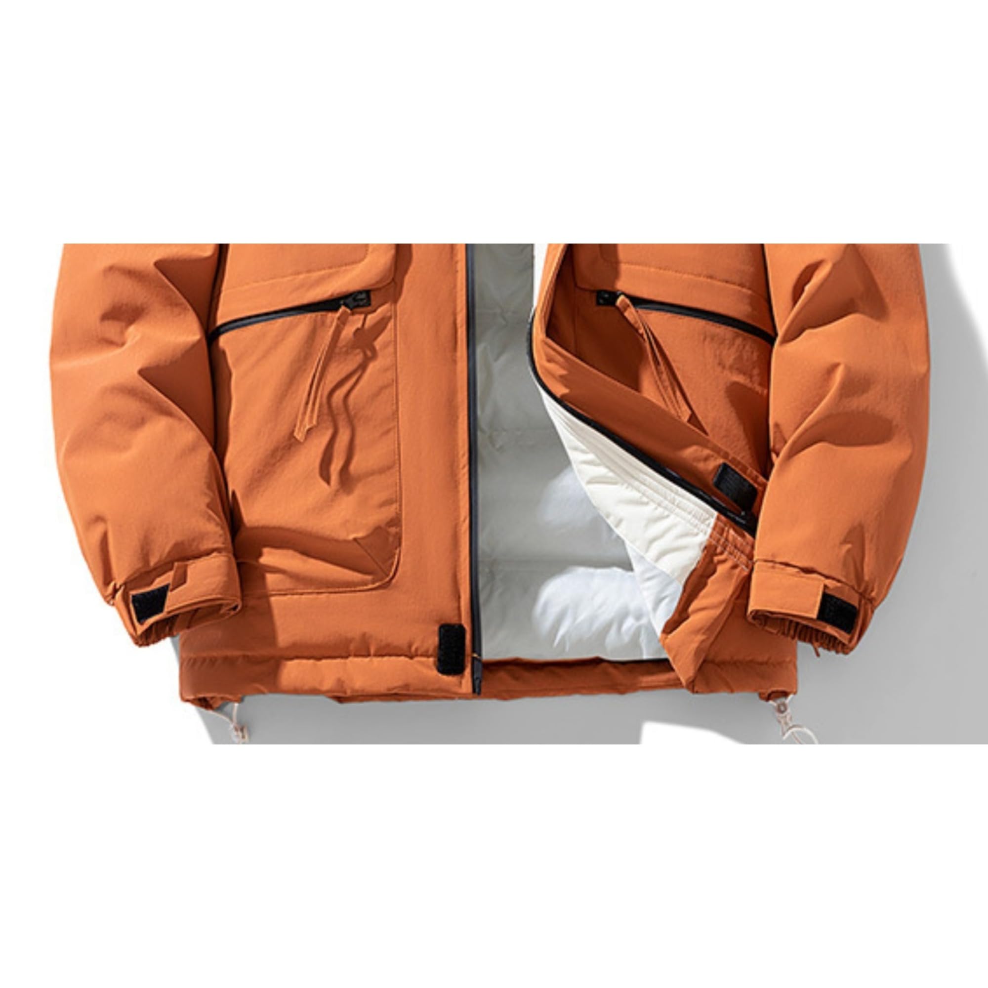 Giacca antivento da uomo spessa Calda leggera piumino cappotto invernale imbottito paio capispalla