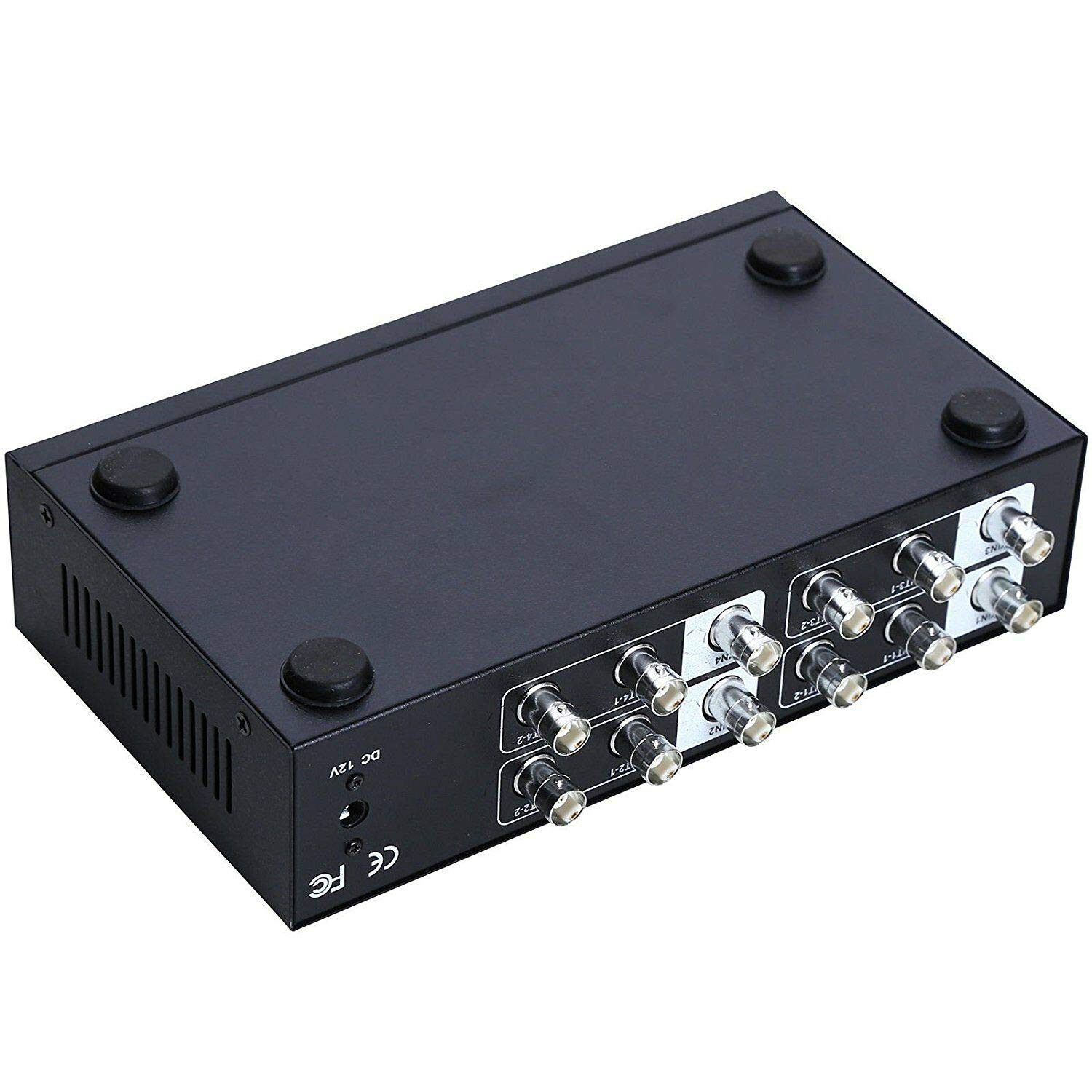 Uhppote - Splitter/distributore/amplificatore video HD AHD/CVI/TVI, con connettore coassiale BNC