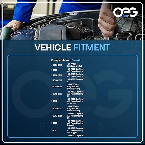 Miniatura 4 de OEG Parts Nuevo arrancador compatible con Suzuki Kingquad 450 LT-A450X, 450X, LT-A500, 31100-11H00, 3110011H00, SMU0421, 41054110