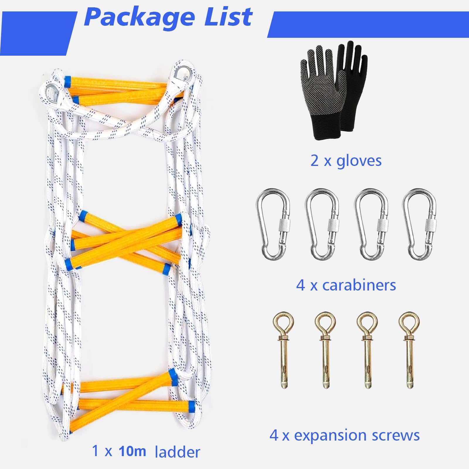 Ganci Da Finestra Per Scale Di Emergenza ISOP - Set Di 2 Ganci In Ferro Per Evacuazione Rapida - Foto 5