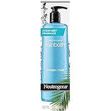 Neutrogena Rainbath Replenishing Shower and Bath Gel -Refreshing Body Wash with Moisturizing Formula for Soft Skin, Ocean Mist Scent, 32 fl. oz. (946 mL) Pump Bottle