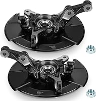 Vista 7 de Ensamblaje de nudillo de dirección delantero izquierdo y cojinete de rueda compatible con Honda Civic 2006 2007 2008 2009 2010 2011, sin modelo Si