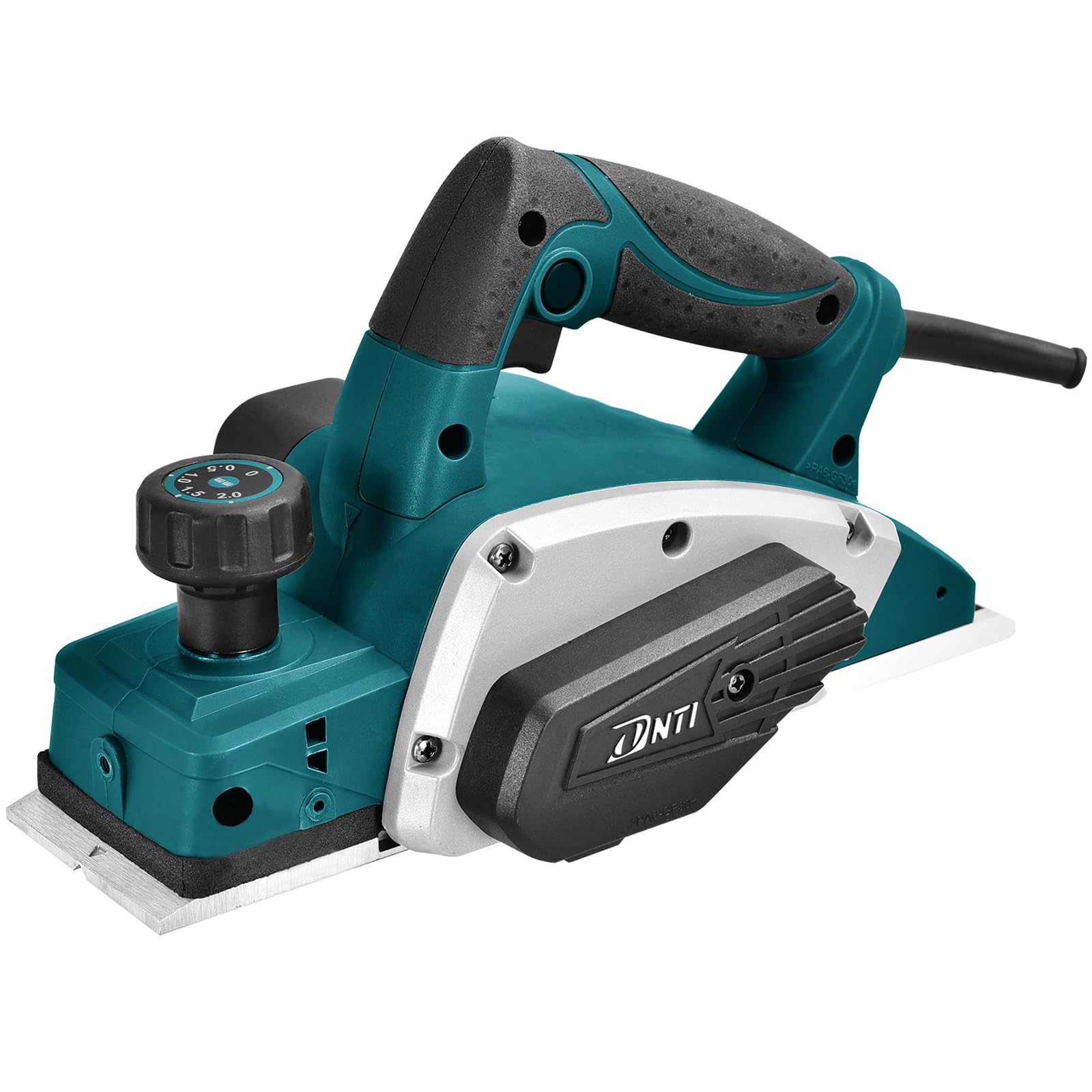 DNTI Cepillo eléctrico con cable Cepillo eléctrico 620 W Cepillo manual con 82 mm y 2 mm de ancho de cepillado, 230 V Ideal para bricolaje y carpintería 58215B