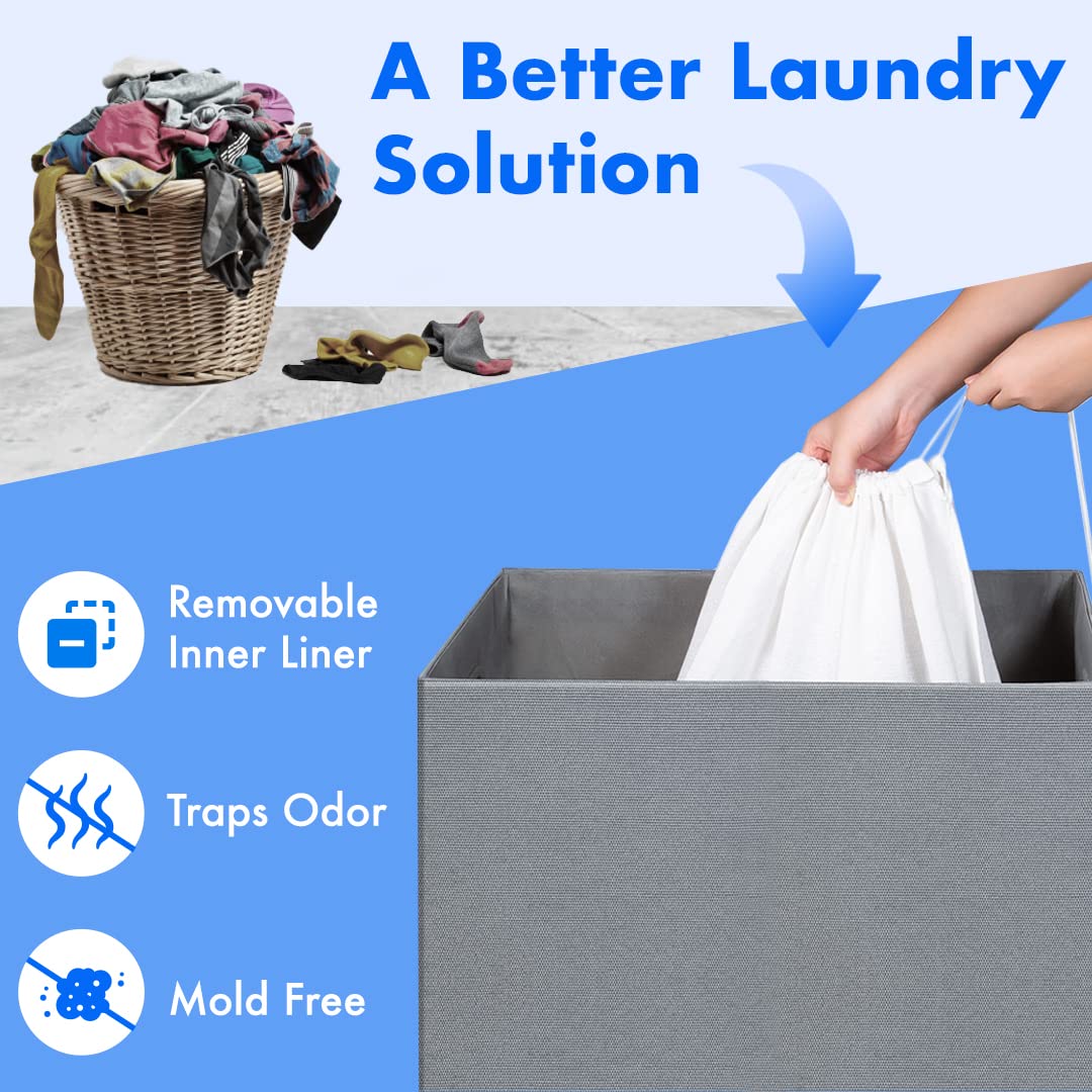 Buy Laundry Basket Laundry Hamper With Lid, Clothes Hampers for Laundry