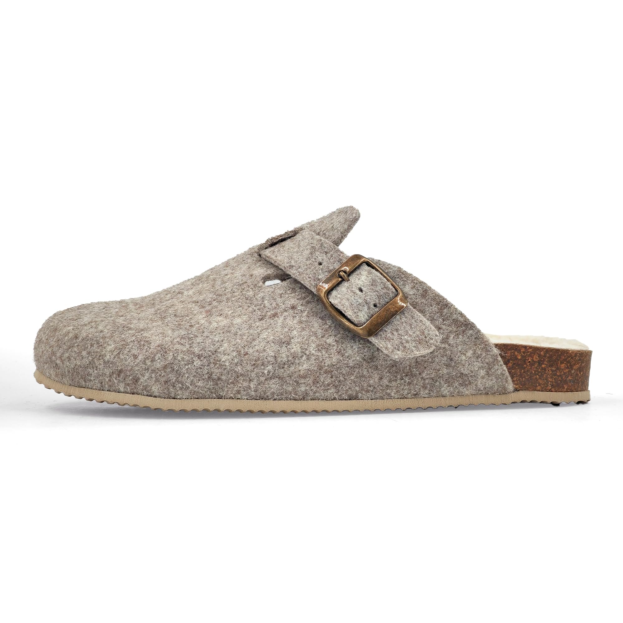 JOMIX Zapatillas Casa Mujer Invierno con Peluche Fabricadas en España Zuecos Mujer Fieltro con Plantilla Ortopédica