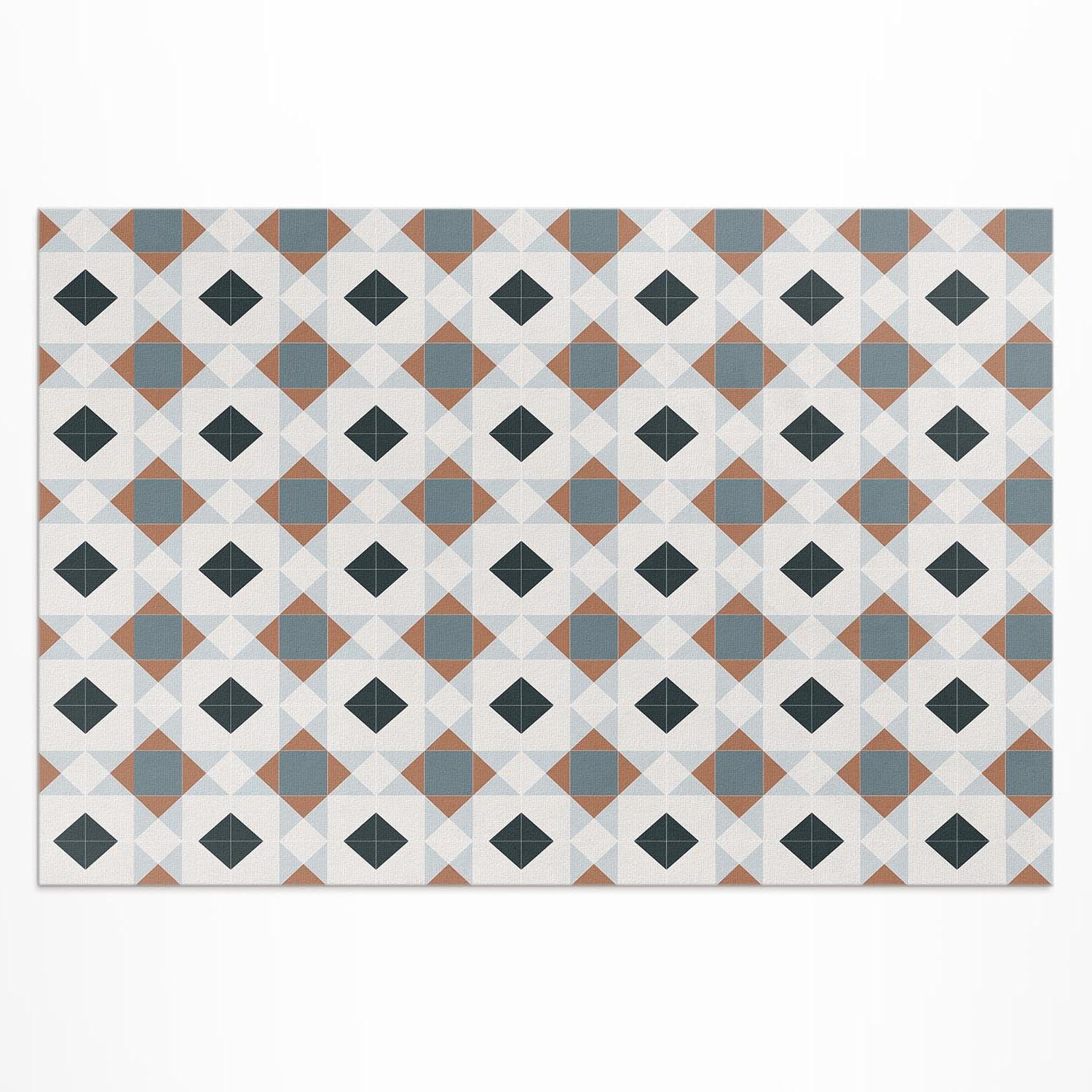 Tapis de sol vinyle imperméable pour rénover un sol de balcon abîmé ou terne