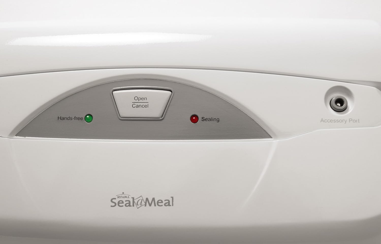 Close-up of the Seal-a-Meal VS108-P control panel