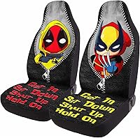 Vista 26 de Horror Nightmare Skellington - 2 fundas de asiento delantero para automóvil, camión, SUV, regalos de Navidad, funda de asiento de cubo duradera, 03.