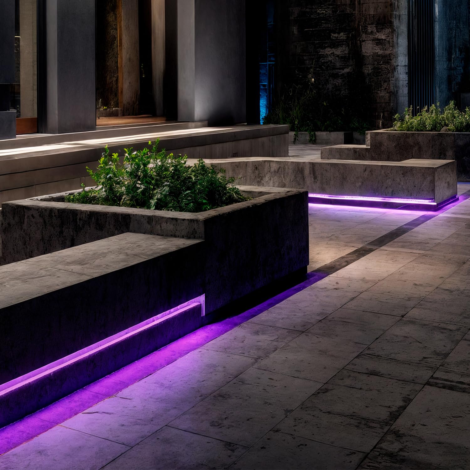 LEDKIA LIGHTING Tira LED Exterior Solar 24V DC SMD2835 60 LED/m 30m IP65 Ancho 12 mm Corte 100 cm RGB