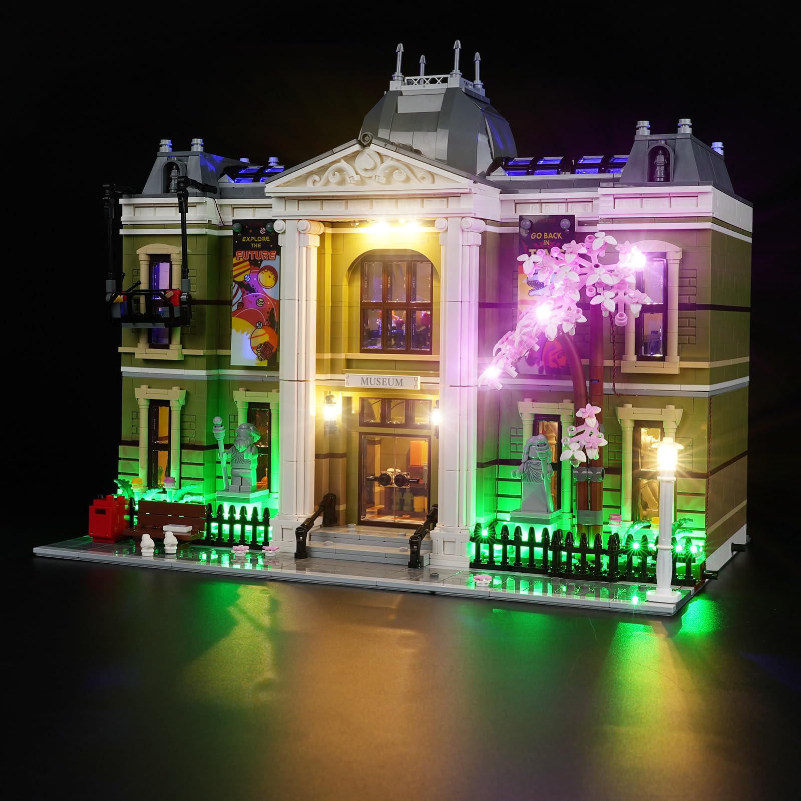 DALDED LED Lighting Kit for Lego Icons Natural History Museum, LED Light Compatible with 10326 Building Block Models (Not Include Lego Set)
