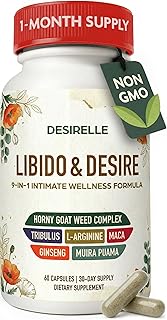 Libido Support for Women Fast Acting - Hormone Balance for Women with Hornygoatweed, Tribulus Terrestris and Maca Root, Enhancing Supplements for Couples 60ct, 30-Day Supply USA Tested